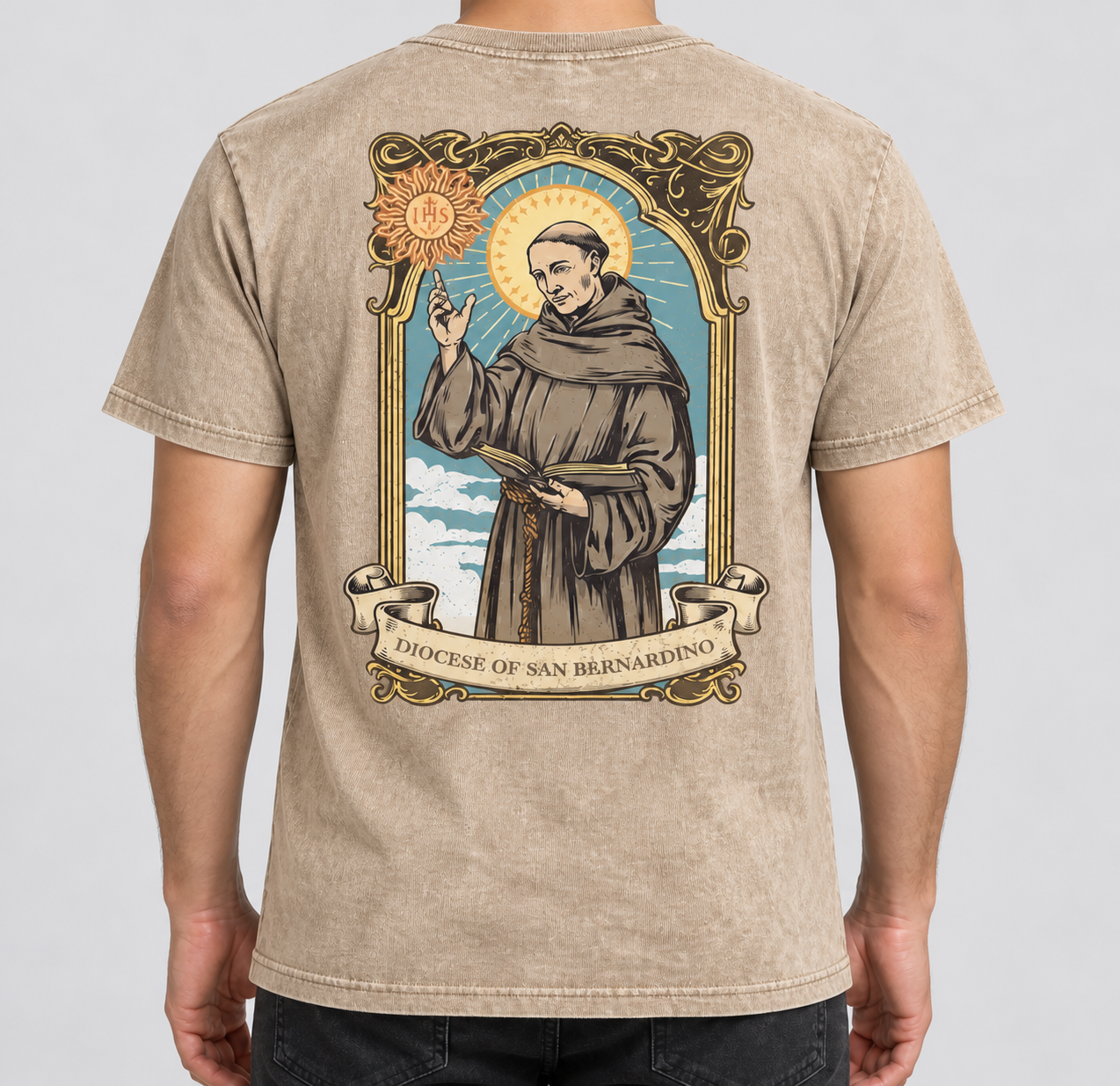 Diocese of San Bernardino shirt — main design